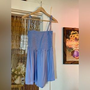 Brand new periwinkle romper, size M